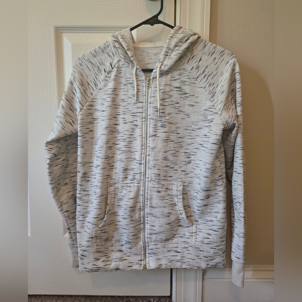 Everlast White Zip Up Sweater with Hood